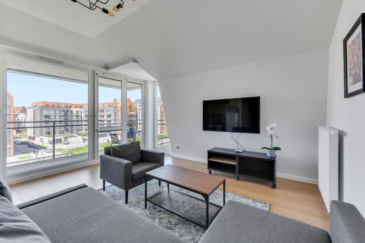 Grano Flats Gdansk - Riverfront Apartment Eksteriør billede